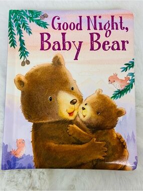 NEW Good Night, Baby Bear Board Book - Brown Bears with Purple Title